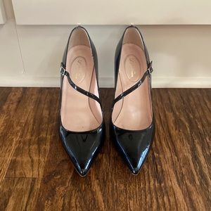 SJP by Sarah Jessica Parker black patent heels